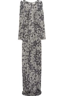 Matthew Williamson Printed Satin-jersey Gown - Lyst