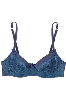 Mimi Holliday By Damaris Nonnettes Silk-satin and Lace Plunge Bra - Lyst