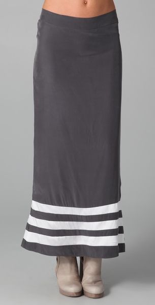 Pencey Long Skirt with Striped Bottom - Lyst