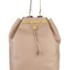 The Row Leather Backpack in Brown (taupe) - Lyst