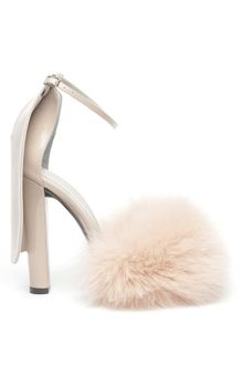 Alexander Wang Simona Fur Sandal - Lyst