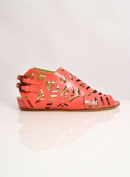 Atalanta Weller Zar Zar Coral Gladiator By in Orange (coral) - Lyst