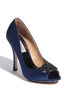 Badgley Mischka  Susan Open-toe Pump - Lyst