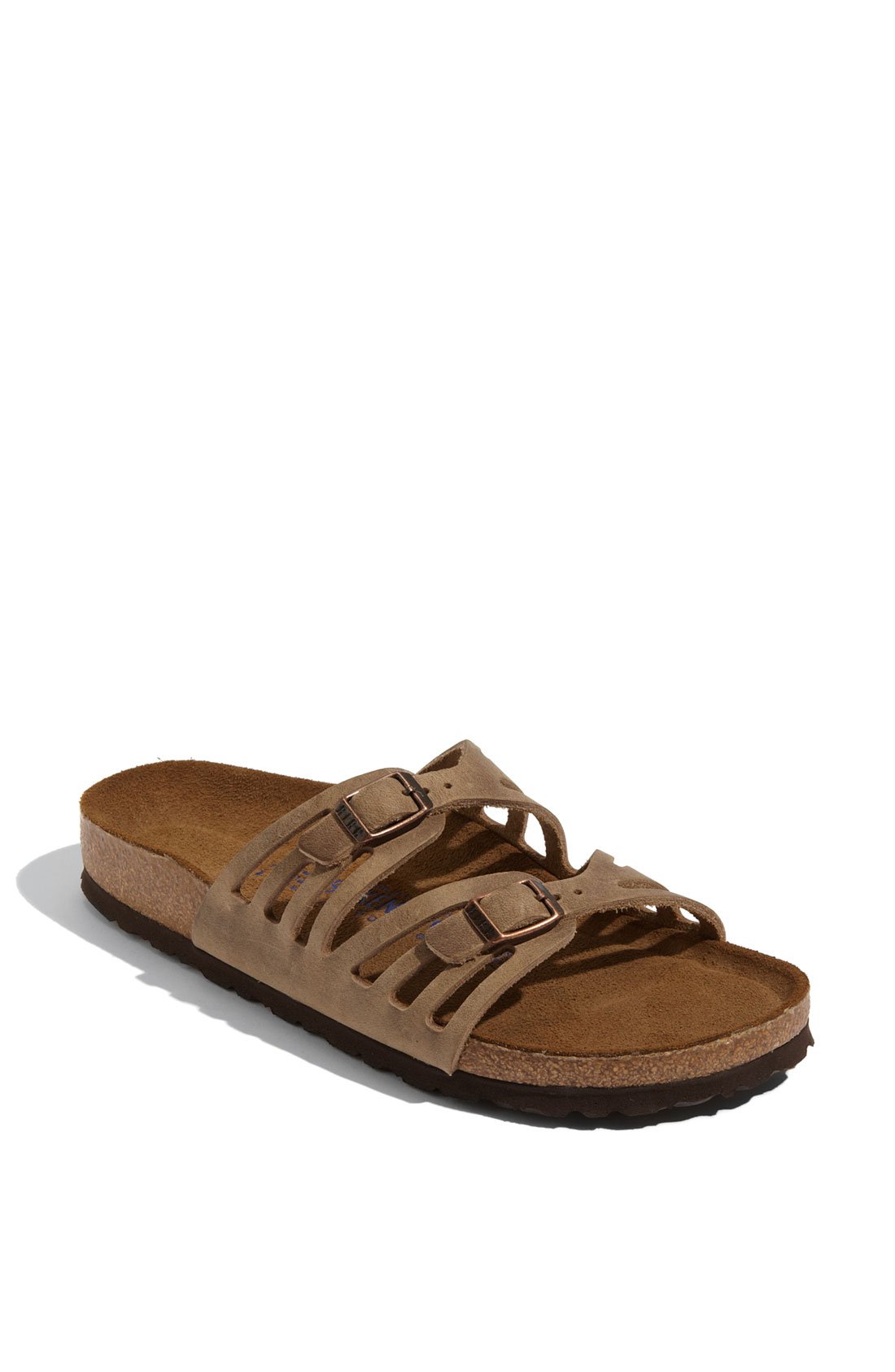 Birkenstock 'Granada' Soft Footbed Oiled Leather Sandal in Brown ...