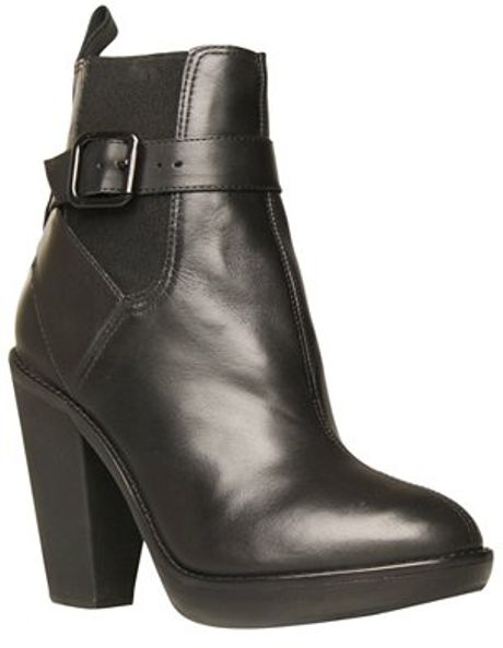 carvela scant buckle ankle boots