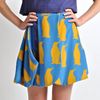 Charlotte Taylor Silk Penguin Alice Skirt  in Blue (purple) - Lyst