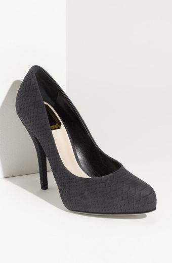 Dior Miss Python Embossed Leather Pump - Lyst