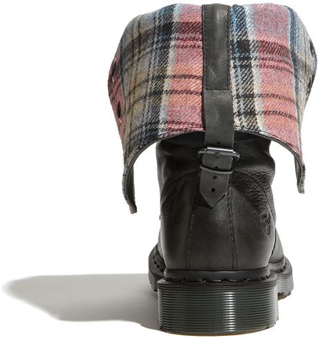 black doc martens with ribbon laces
