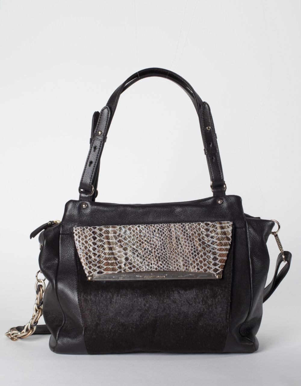 Elliott Lucca Aragon Leather Tote Bag in Black (brown) Lyst