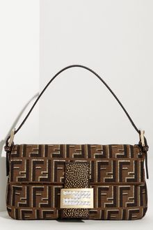 Fendi Borsa Baguette Flap Bag - Lyst