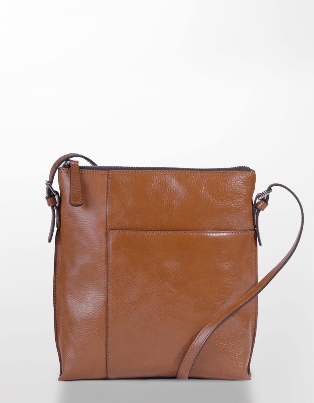Hobo International Alessa Leather Cross-Body Bag in Brown (cognac) | Lyst