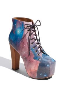Jeffrey Campbell Lita Print Leather Bootie - Lyst