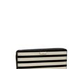 Kate Spade Cooper Square  Lacey Zip Around Wallet in Beige (black/ cream) - Lyst