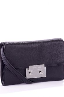 Michael by Michael Kors Sloan Small Clutch, Black - Lyst