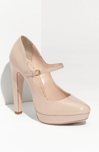 Miu Miu Mary Jane Platform Pump - Lyst