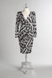 Plenty By Tracy Reese Ikat Surplice Dress - Lyst