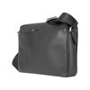 Porsche Design Black Leather Messenger Bag in Black for Men - Lyst