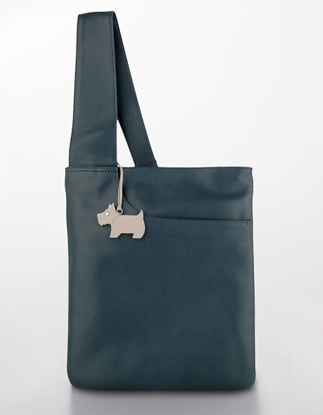 Radley London Medium Leather Cross-body Bag in Blue (navy)