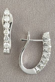 Roberto Coin Diamond Earrings - Lyst