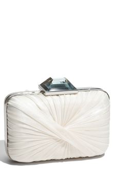 Sondra Roberts Pleated Box Clutch - Lyst