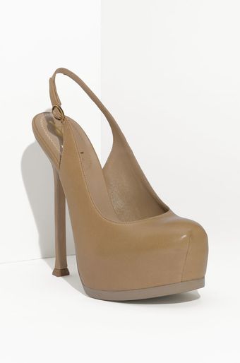Yves Saint Laurent Tribtoo Ultra High Platform Slingback - Lyst