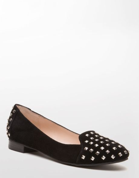 Dv By Dolce Vita Wink Studded Suede Loafers in Black (black suede) - Lyst