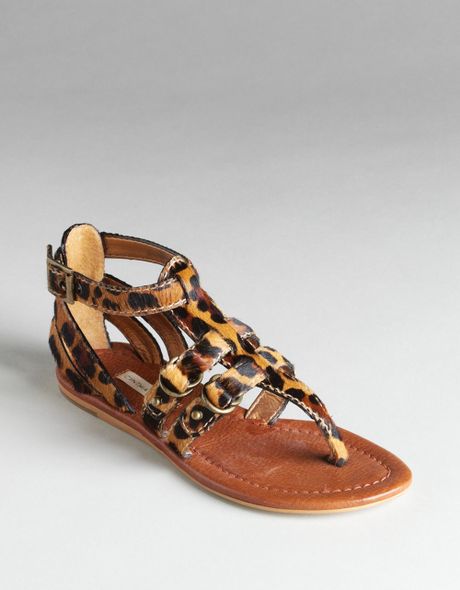 ... Hayes Leopard Print Gladiator Sandals in Animal (animal multi animal