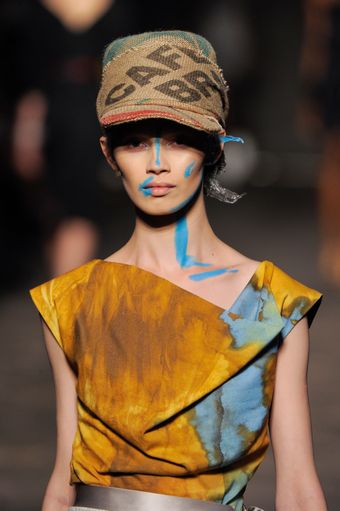 Vivienne Westwood Red Label Spring 2012 Mustard Top - Lyst
