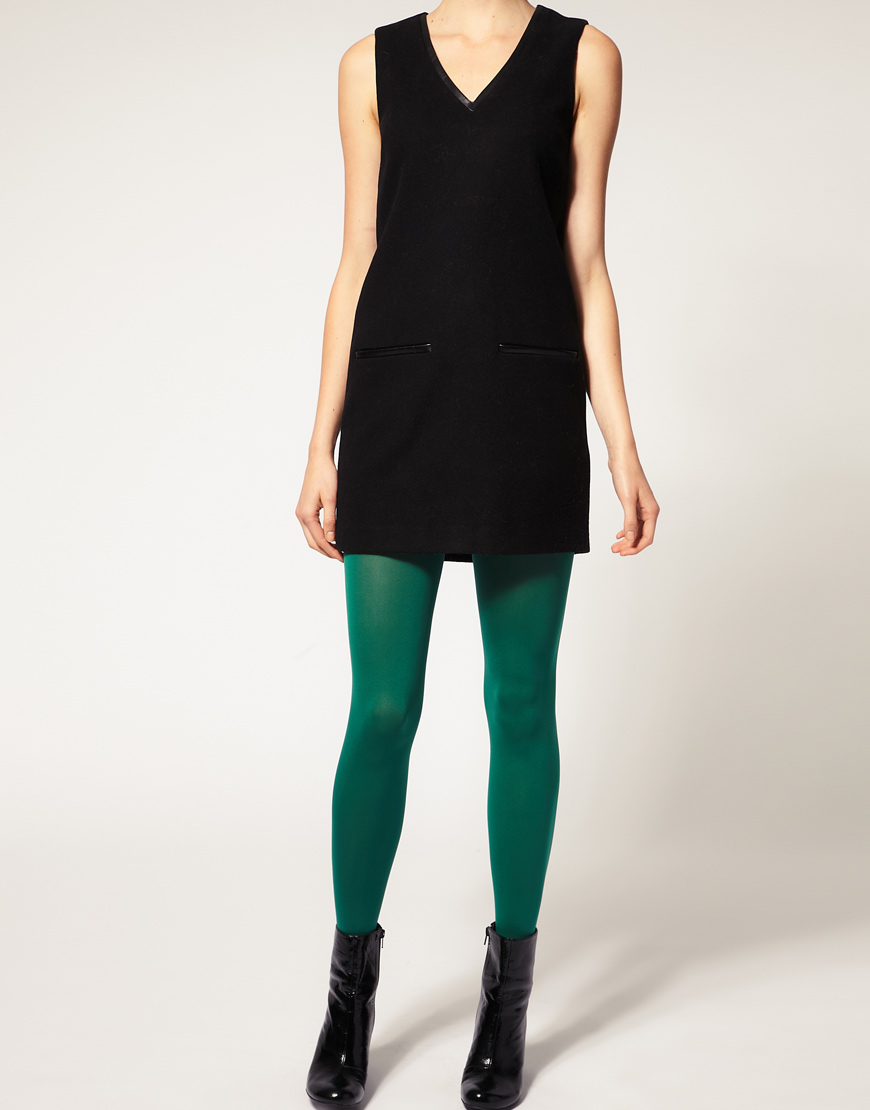 Wolford Matte Opaque 80 Denier Tights in Green (dynasty) Lyst