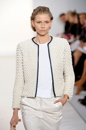 Aquascutum Spring 2012 Tailored Blazer with Black Trim - Lyst