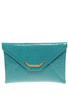 ASOS Collection Asos Faux Snake Metal Tip Clutch - Lyst