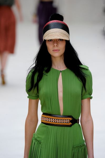 Burberry Prorsum Spring 2012 Black and Orange Belt in Orange - Lyst