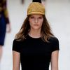 Burberry Prorsum Spring 2012 Raffia PomPom Hat in Beige - Lyst