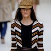 Burberry Prorsum Viscose Raffia Pencil Skirt in Brown - Lyst