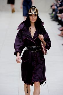 Burberry Prorsum Spring 2012 Black Wide Belt - Lyst