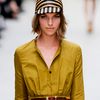 Burberry Prorsum Spring 2012 Raffia Wedge Sandals In Brown in Brown - Lyst