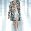 Christopher Kane Spring 2012 Gray Mini Cocktail Dress With Silver Flower Print in Gray - Lyst