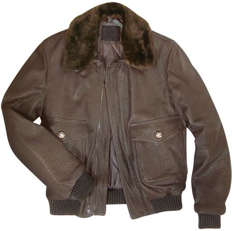 Forzieri Mens Dark Brown Leather Bomber Jacket in Brown for Men | Lyst