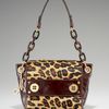 Milly Leopard Printed Calf Hair Bag in Brown (leopard) - Lyst