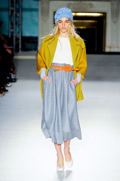 Roksanda Ilincic Spring 2012 Mustard Coat in Yellow - Lyst