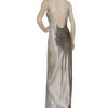 Alexander Wang Long Velvet Camisole Dress in Silver (oyster) - Lyst