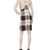 Ashish Sequin Tartan Dress with Fringing in Multicolor (black white) - Lyst