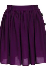 Balenciaga Pleated Mini-skirt