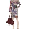 Etro Floral Printed Wool and Silk Shirt Dress in White (white multi) - Lyst