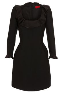 Lanvin Structured Wool-blend Cocktail Dress - Lyst