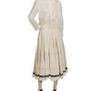 Meadham Kirchhoff Roseta Cropped Silk Shirt with Lace Inserts in White (ivory) - Lyst