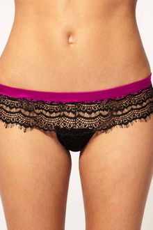 Mimi Holliday Bisou Bisou Bloom Silk Satin And Lace Boyshort - Lyst