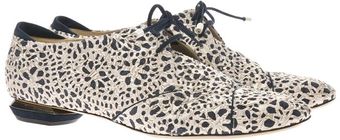 Nicholas Kirkwood Satin Covered Felt Lace-up Shoes - Lyst