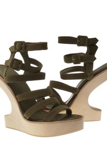 Opening Ceremony Strappy Sandals with Sculptural Wedge - Lyst