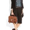 Proenza Schouler Cutout Laceup Leather Ankle Boots in Brown - Lyst